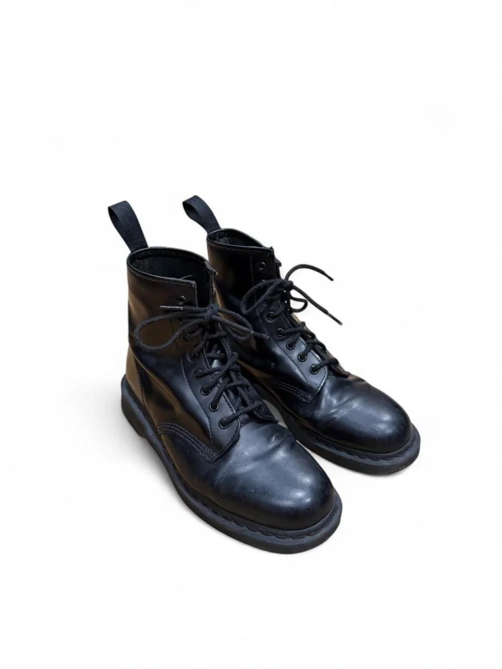 Dr. Martens 1460 Mono Black Leather Combat Boots US Men’s 11.5 / EU 45